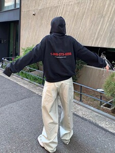 POPDADA自杀预防中心GRAILZ高街廓形做旧水洗带帽衫拉链开衫卫衣