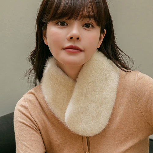 韩版保暖貂皮围巾新品