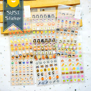 日式mw 日本和果子相扑招财猫 DIY日记笔记本手帐装饰 和纸贴纸