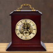 欧式 仿古桌面台钟古典齿轮机器时钟奢华创意钟表 复古客厅座钟美式