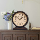 家居石英钟座钟床头时钟静音坐钟台钟 怀旧个性 欧式 复古桌面钟美式
