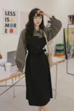 226-A23-P1152022春季新款中长款连衣裙女控价168，女装连衣裙，惟卡贝娜