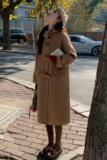 已出货226-A209-P1852024冬季韩版宽松毛呢外套女268，女装毛呢外套，惟卡贝娜