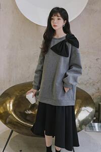 已出货226-A25-P115 2022春季中长款卫衣女  控价168图片