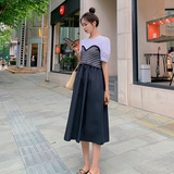 现货226-L93-P1152022夏季新连衣裙女控价168，女装连衣裙，惟卡贝娜