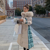 已出货226-K36-P1952021冬季格子中长款大毛领棉衣控价278，女装棉衣/棉服，惟卡贝娜