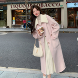 现货（单面呢）226-A568-P1952024冬韩版毛呢外套控298，女装毛呢外套，惟卡贝娜