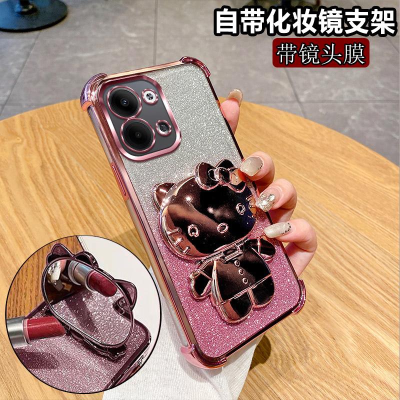 opporeno9手机壳自带镜头膜