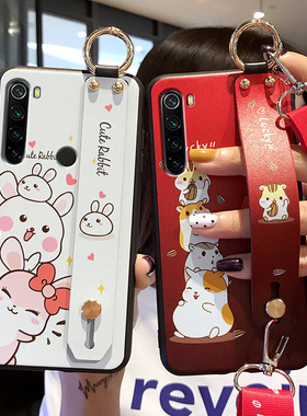 适用红米note8pro手机壳小米noto8保护套M1906G7E全包边redmi8防摔redminote软8A外壳M1908C3JE男女T潮J斜挎N