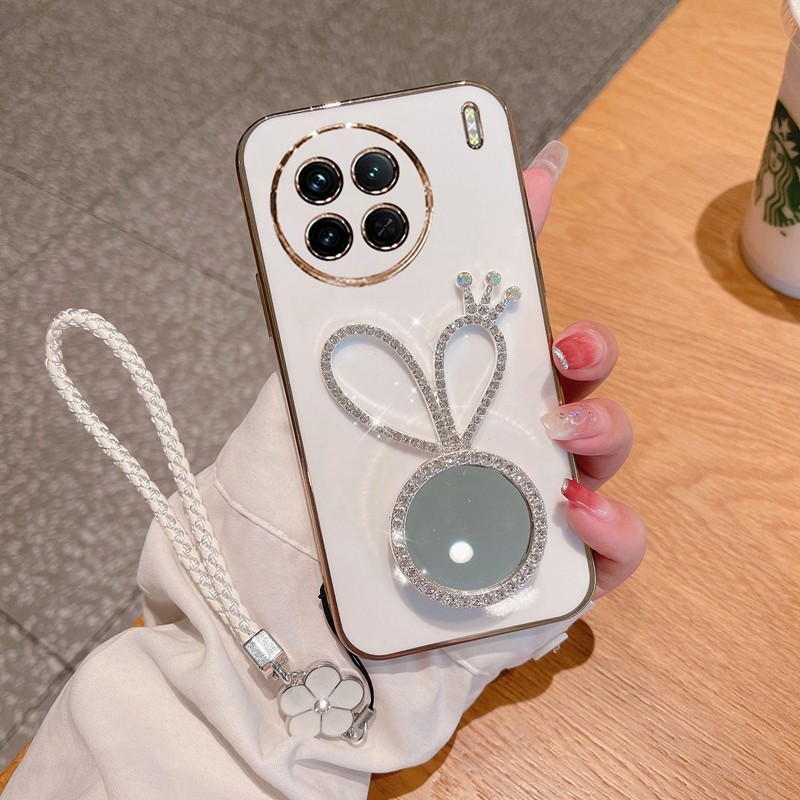 vivox90硅胶时尚化妆镜手机壳女