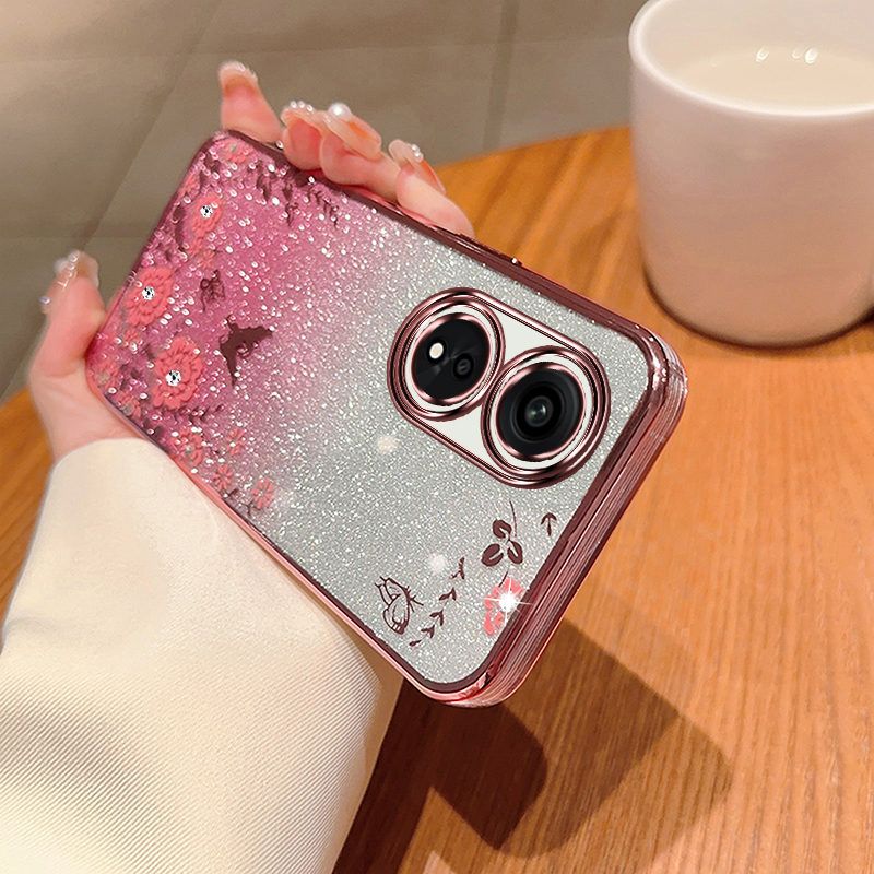OPPOA1pro硅胶网红手机壳镶钻女