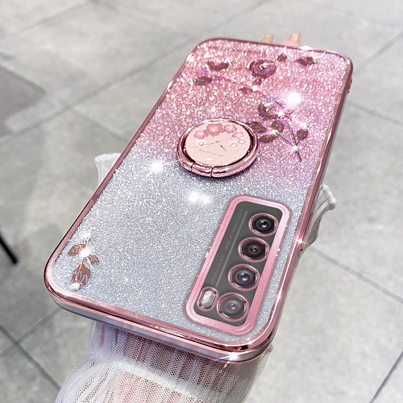 适用华为nova7硅胶高档手机壳女