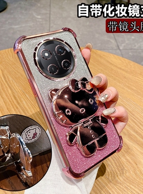 适用国际版华为荣耀X9C手机壳HonorX9C保护套BRP一NX1镜子支架Honor全包镜头膜X9C5G男女XC9防摔高级感海外版