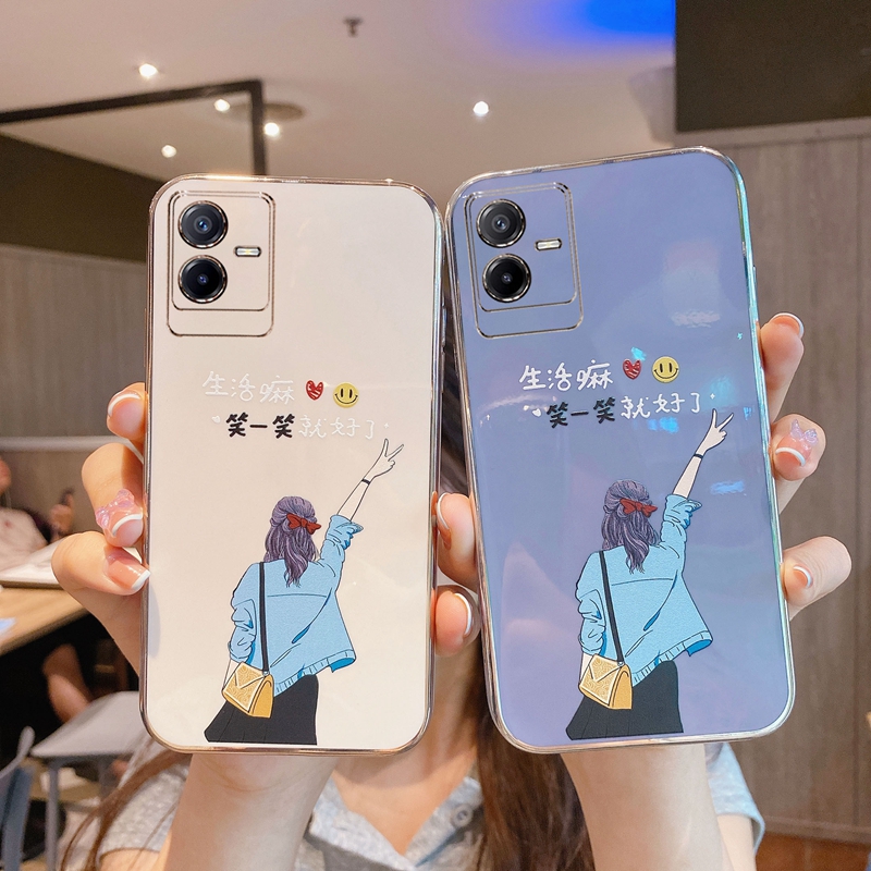 vivoT2硅胶镜头全包手机壳女款