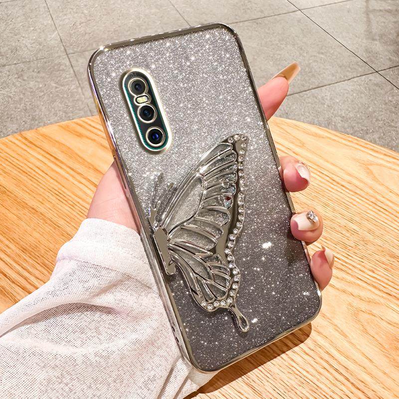 vivox27手机壳全包防摔蝴蝶流苏