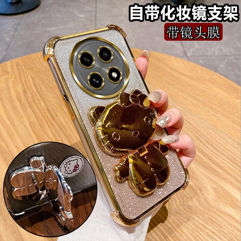 oppoA3pro手机壳带镜头膜化妆镜