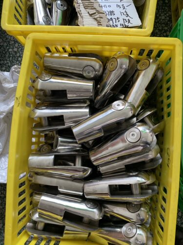 玻璃雨棚雨塔幕墙304不锈钢配件支撑杆预埋底座锚具锁头拉杆18mm