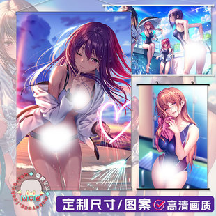 はにかみ彼女 甜蜜女友 泳装系列周边装饰挂画海报墙贴墙纸可定制
