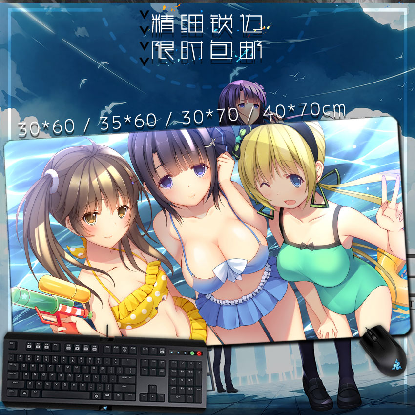 三色绘恋s墨小菊文芷鼠标垫