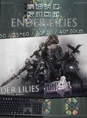 终结的百合花骑士们的救赎ENDER LILIES莉莉丝游戏周边鼠标垫桌垫