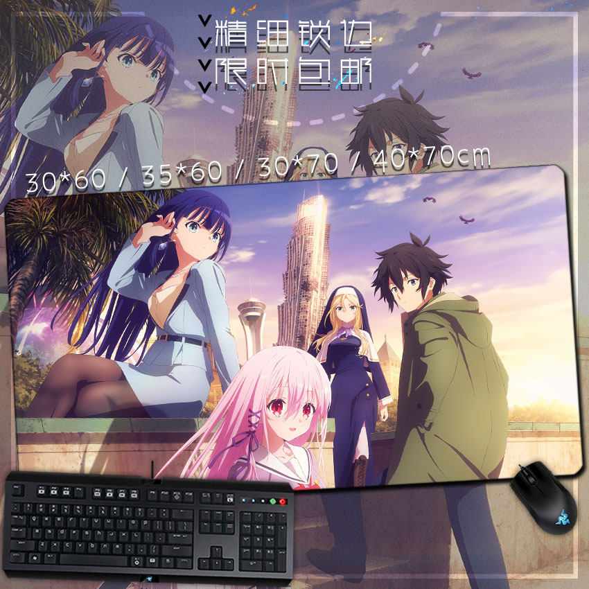 契约之吻 engage kiss木更夕桐绫野动漫游戏周边鼠标垫键盘垫桌垫