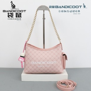 袋鼠女包流行高级感洋气女款斜挎包2025新款大容量高级水桶包