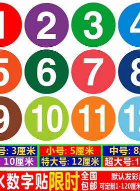 数字贴防水防晒不褪色