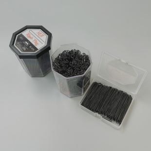 555五力工业日本螺纹u型夹丸子头盘发剧组化妆师梳妆师插针一字夹