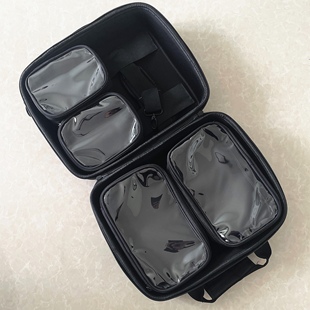 EVA硬壳防冲撞化妆师化妆箱化妆包含4个分装包可斜挎可套行李箱