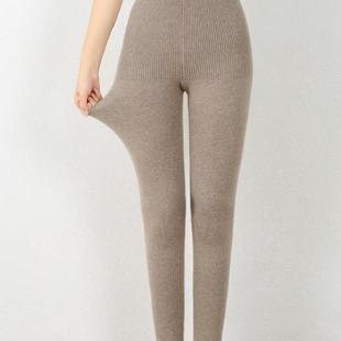 100%山羊绒打底裤 迪瑞羊女士纯羊绒裤毛裤秋冬保暖内外穿