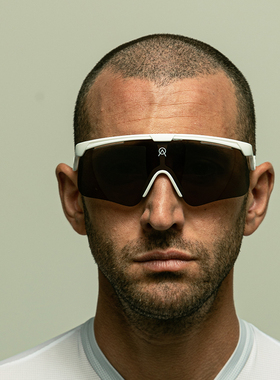 Delta白色骑行眼镜Alba防风防晒男女公路车自行车跑步运动防护镜