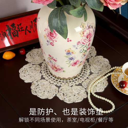 【买一发二】外贸出口刺绣餐垫