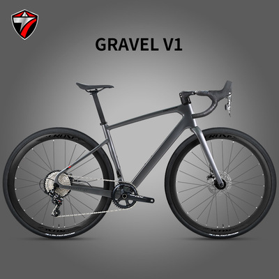 骓特GRAVEL-V1碳纤维越野公路自行车11速油碟砾石公路自行车瓜车