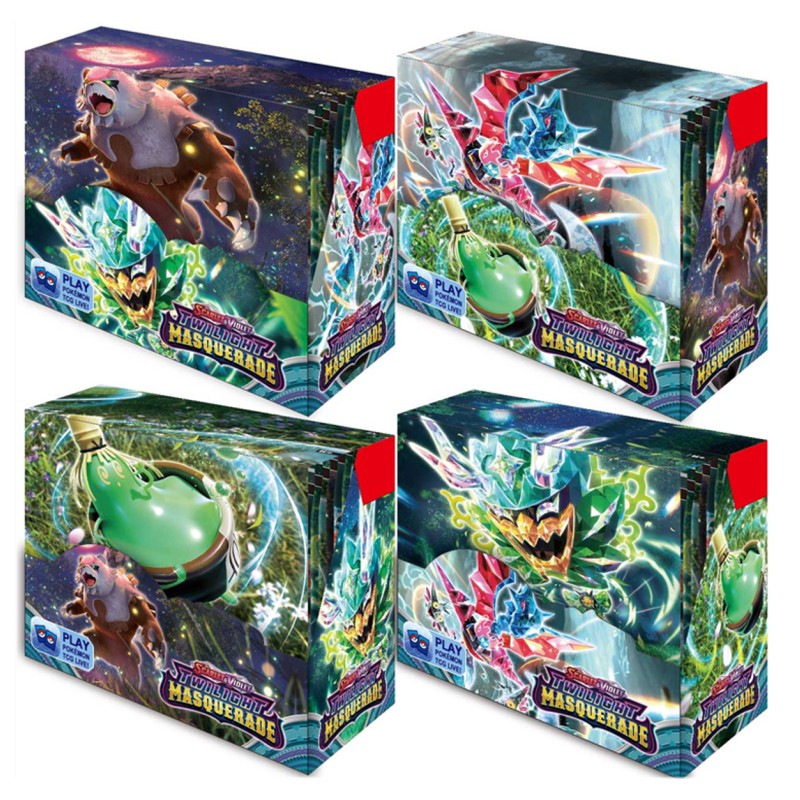 神奇宝贝卡Twilight Masquerade抽卡包英文版宝可梦Ptcg盲盒朱紫
