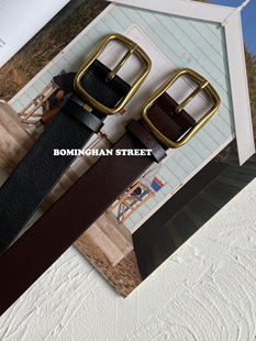 学生韩年轻男生皮带牛仔裤腰带潮流百搭针扣时尚裤带皮带女ins