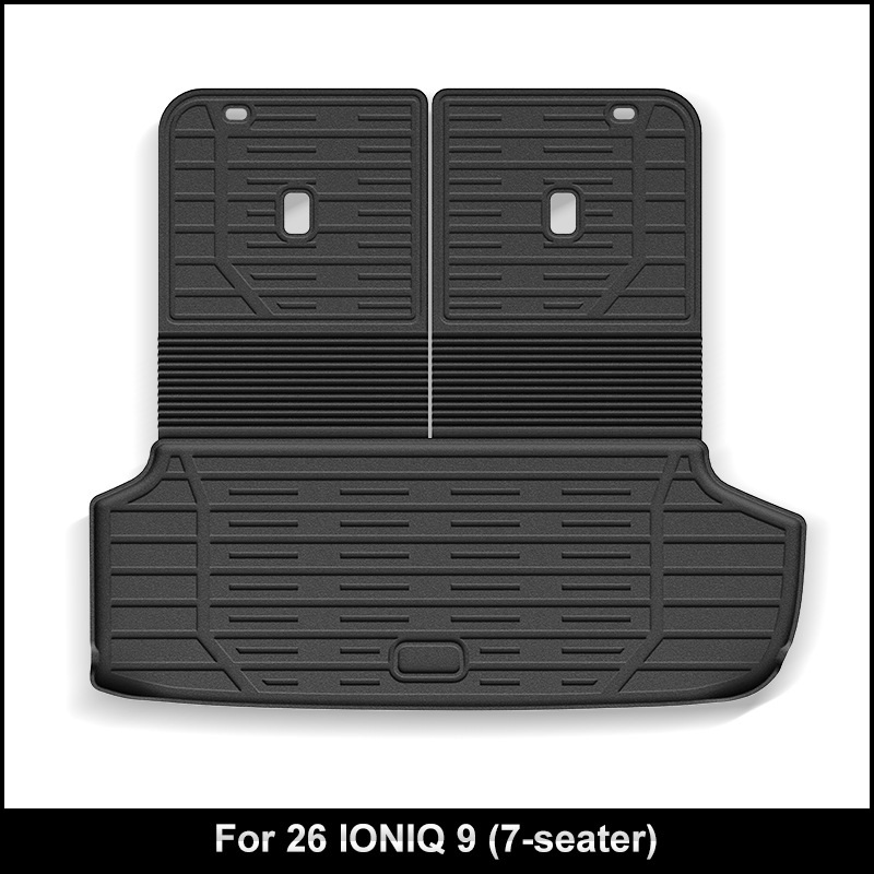 适用于26款艾尼氪9 IONIQ9汽车TPE连体式后备箱垫座椅靠背垫跨境