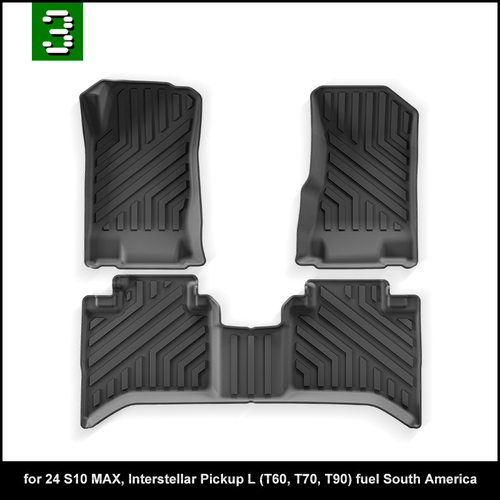 TPE脚垫适用于24款雪佛兰S10 MAX/星际皮卡L-T60/T70/T90汽车脚垫