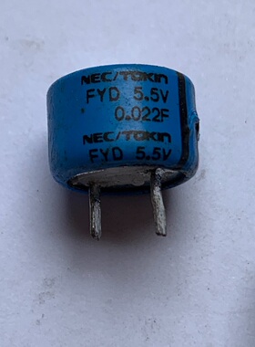 5.5V0.022F 日本原装NEC/TOKIN FYL0H223Z 5.5V 0.022F超级电容器