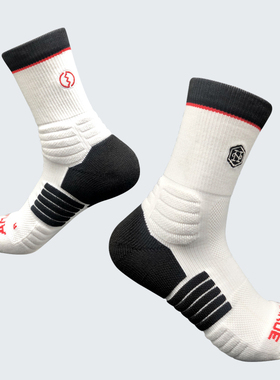 HG极客UNAM联名专业实战篮球袜男中筒毛巾底长筒加厚高帮精英袜PE