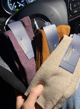 店主自穿货！原单纯色中性女袜中筒袜子纯棉简约黑色秋冬长袜棉袜