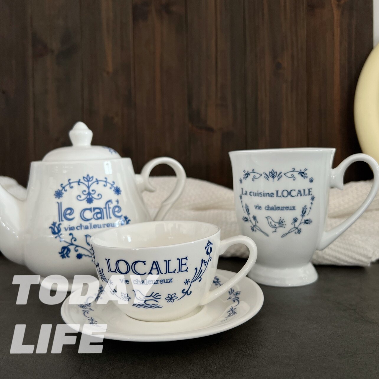 ins风文艺小鸟小资小清新青花蔓陶瓷茶壶英式下午茶咖啡壶咖啡杯