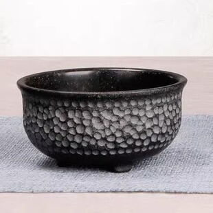 冰碛岩茶杯中式复古家用纯手工主人杯个人原石茶盏耐高温功夫茶具