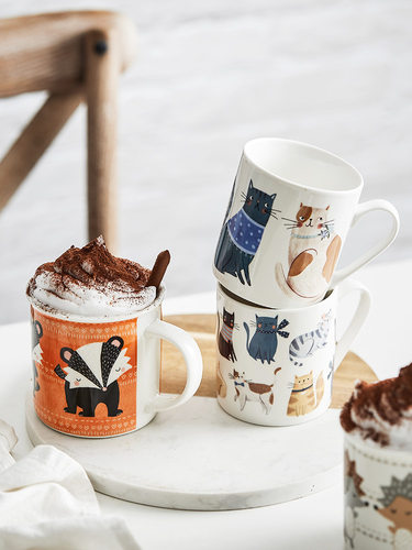 Price陶瓷卡通大众可爱马克杯