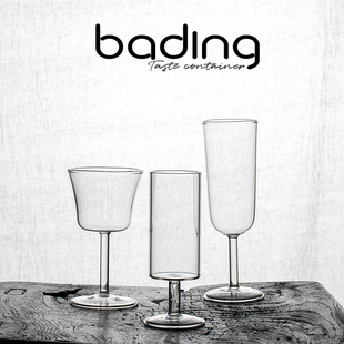 耐热玻璃专业品茗高脚泡猴魁茶杯饮料果汁家用啤酒香槟起泡酒杯子