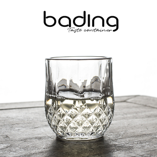 水晶质感无铅玻璃钻石烈酒烧酒杯高度数酒一口闷杯子二两杯小杯子