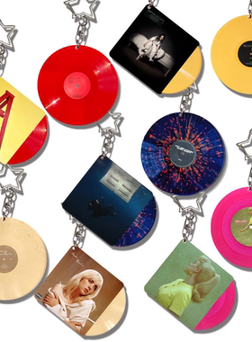 Bille碧梨专辑同款钥匙扣欧美风饰品包包挂坠演唱会牛油果应援新