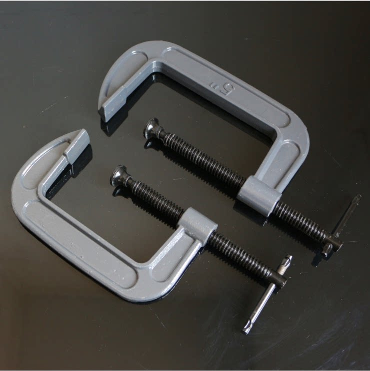 固定夹木工夹子工具g字夹f型c形紧固夹紧器锁紧快速夹桌面拼版夹