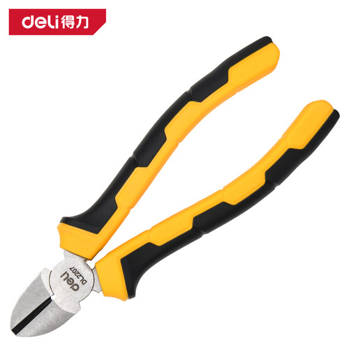 工具 6/7寸专业级斜嘴钳电工家用剪线斜口斜咀钳子DL2206 07Z
