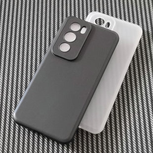 适用OPPO Reno12pro手机壳5G保护套全包透明硅胶磨砂保护壳防刮摔TPU软壳简约