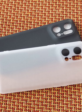 适用OPPO Find X5pro手机壳天玑版保护套PFEM10透明硅胶磨砂软壳